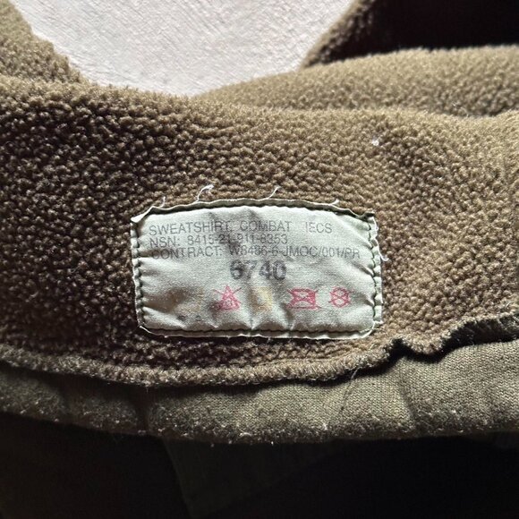 vintage military army fleece jacket - Picture 4 of 4